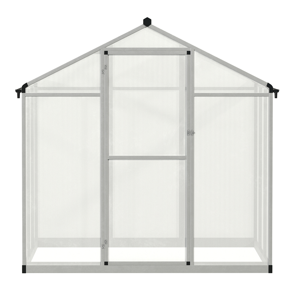 190-3 182x190x195cm  Single Hinged Door Garden Walk-in Greenhouse