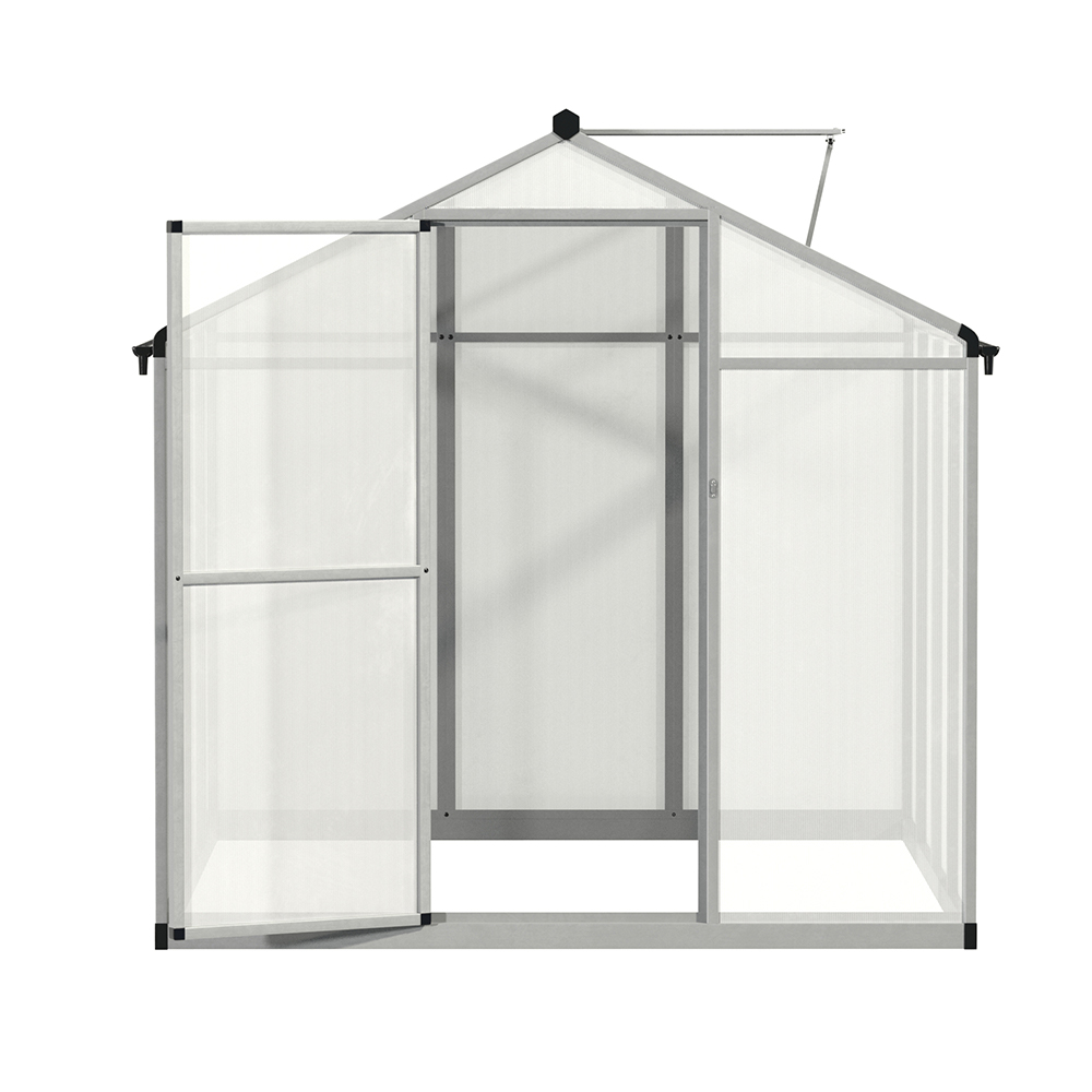 190-4 242x190x195cm Transparent Plant Single Hinged Door Green House