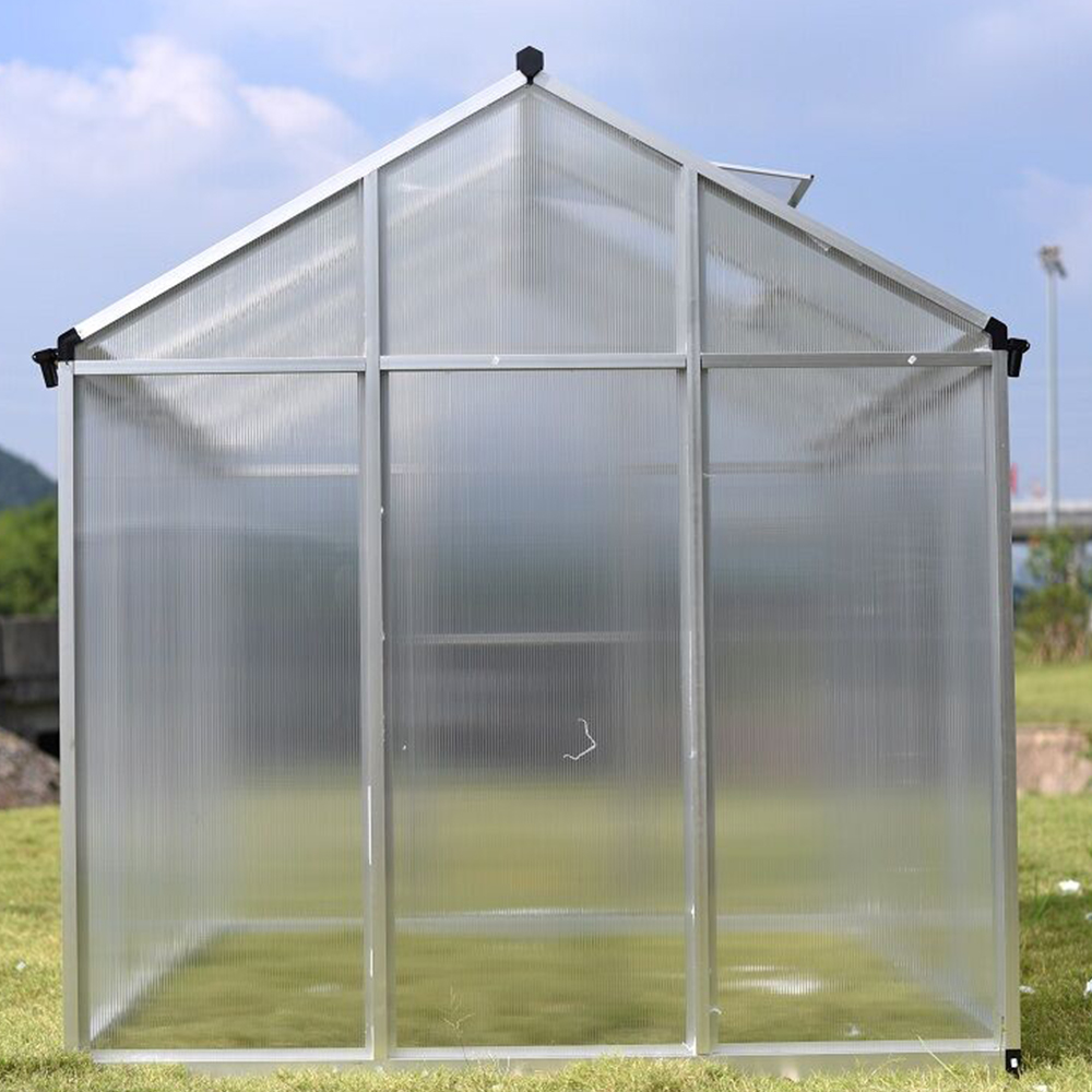 190-4 242x190x195cm Transparent Plant Single Hinged Door Green House