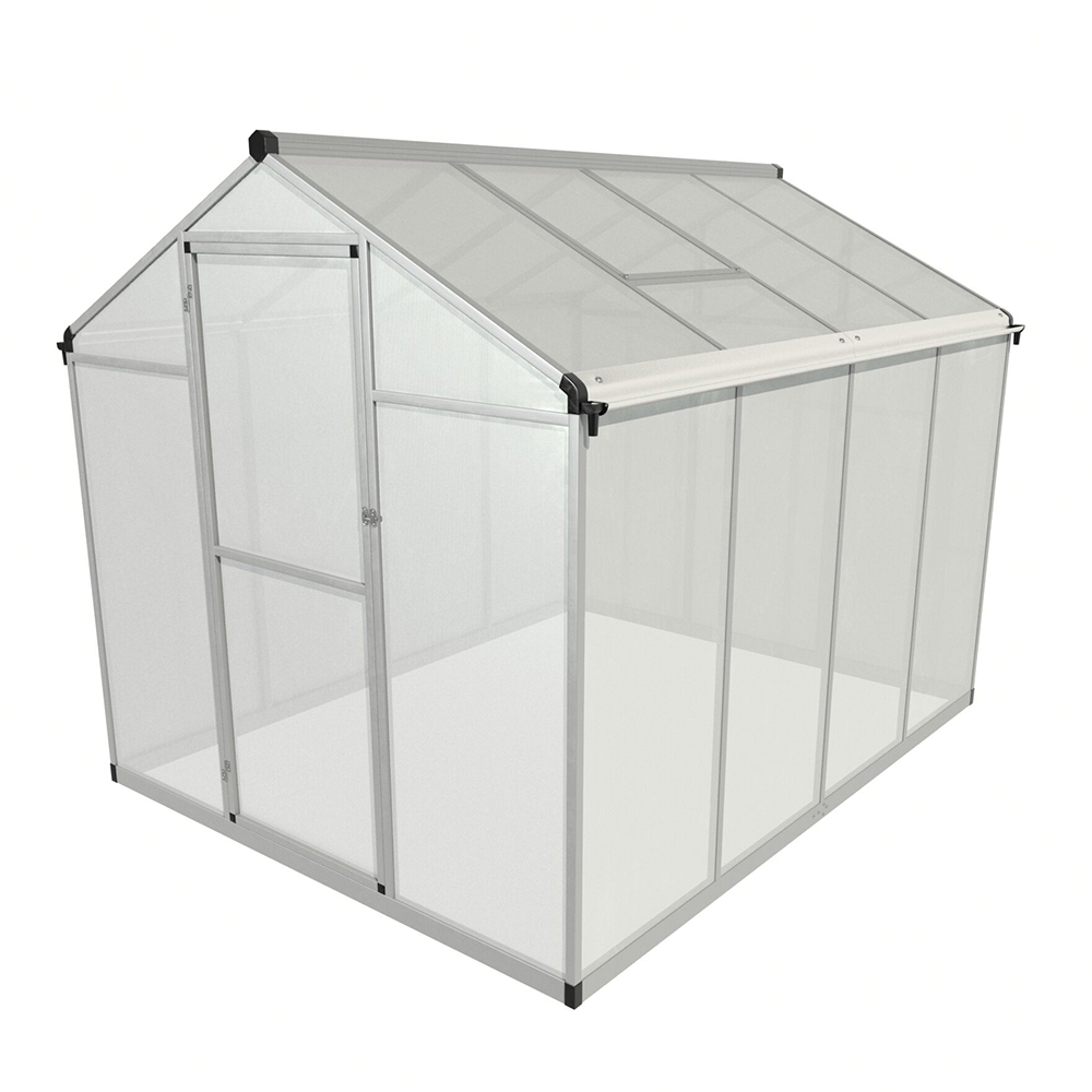 190-4 242x190x195cm Transparent Plant Single Hinged Door Green House