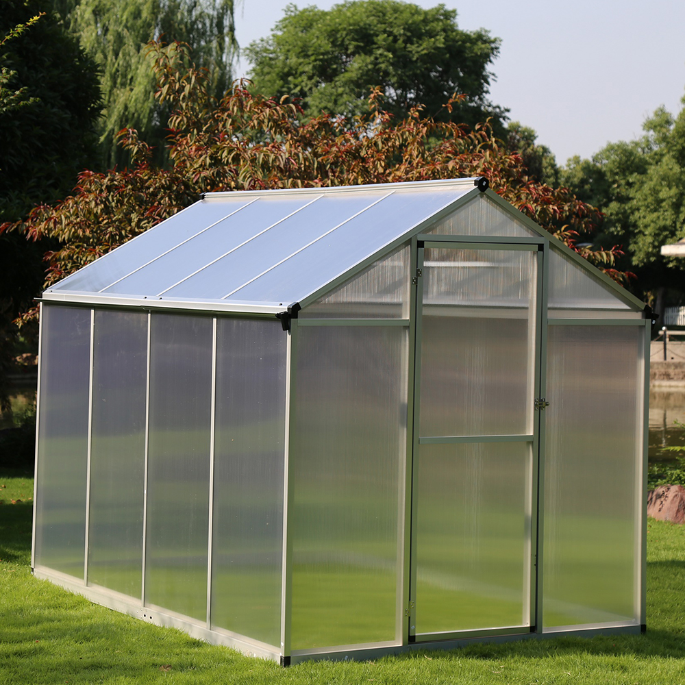 190-4 242x190x195cm Transparent Plant Single Hinged Door Green House