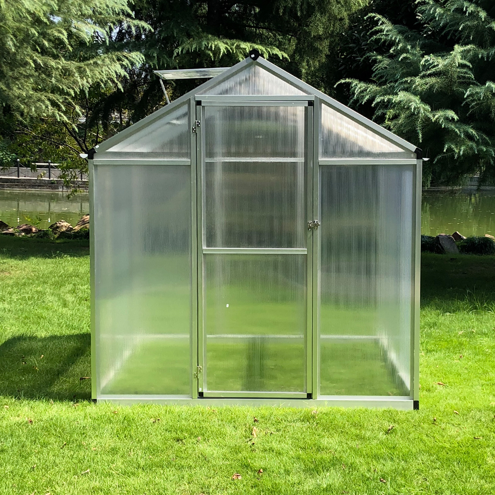 190-3 182x190x195cm  Single Hinged Door Garden Walk-in Greenhouse