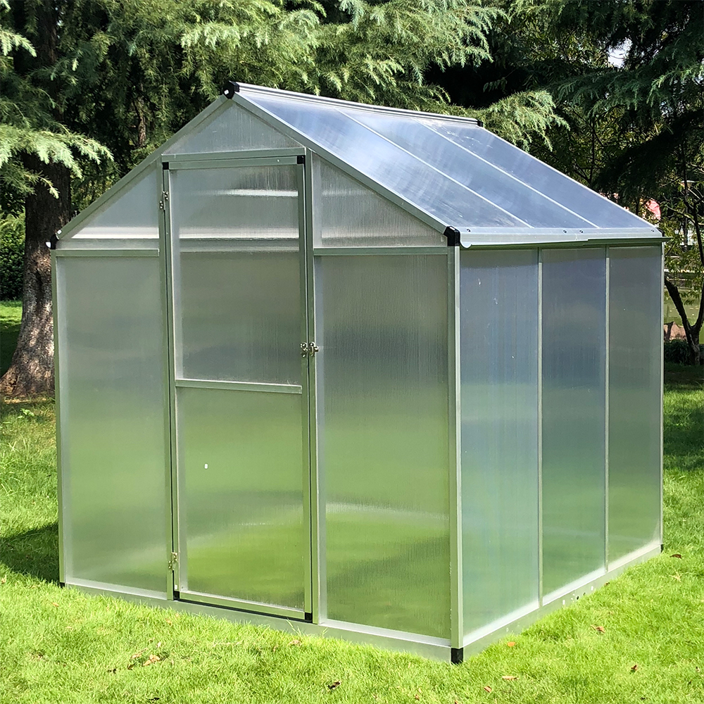 190-3 182x190x195cm  Single Hinged Door Garden Walk-in Greenhouse