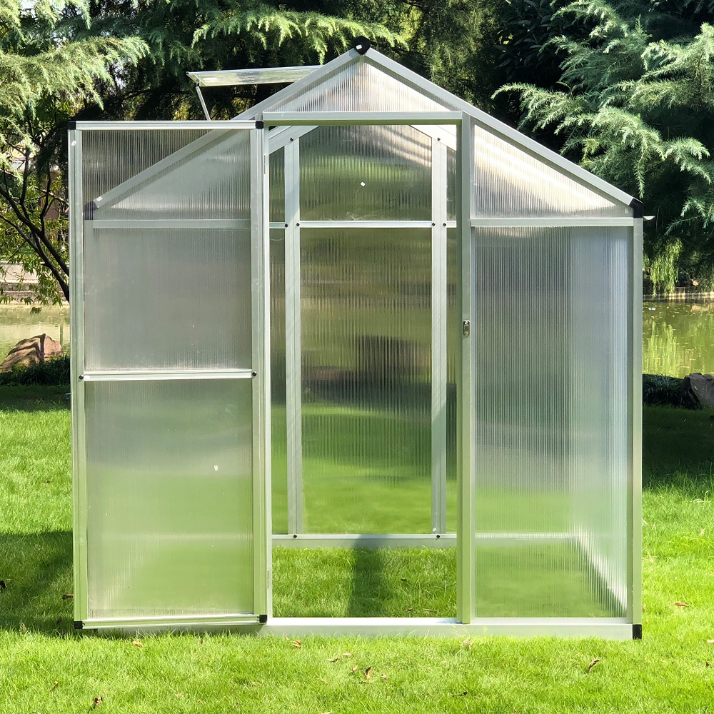 190-3 182x190x195cm  Single Hinged Door Garden Walk-in Greenhouse